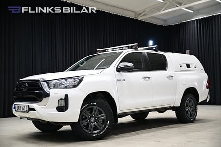 Toyota Hilux Dubbelhytt 2.4 AWD 150HK Automat|Dubbelhytt|Kåpa|Drag|Värmare|Moms