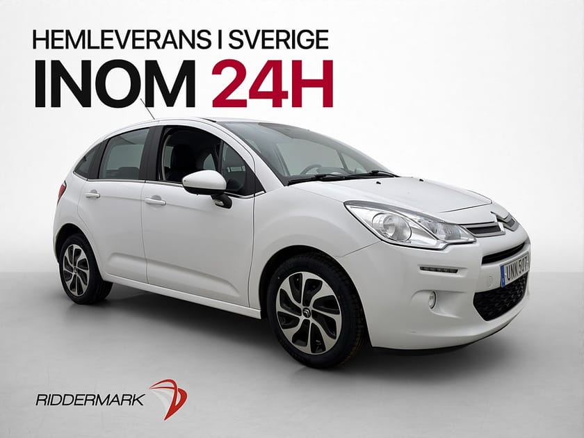 Bild 1 av Citroën C3 1.2 PureTech 82hk Farthållare Sensorer Bluetooth