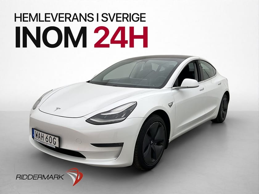 Bild 4 av Tesla Model 3 Long Range AWD Autopilot SV-Såld Panorama