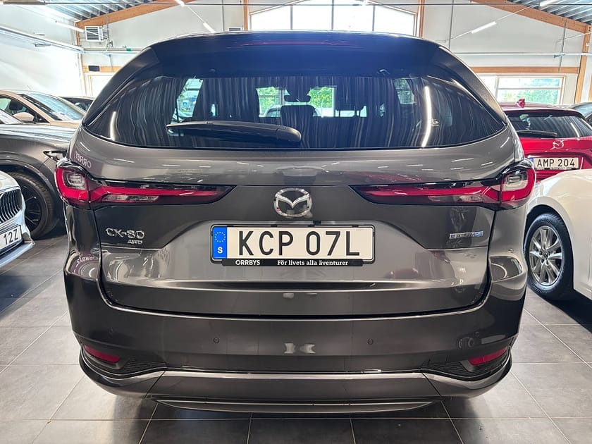 Bild 4 av Mazda CX-80 PHEV 327hk Homura Plus Glastak 7-sits BOSE Kampanj