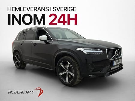 Volvo XC90 D5 AWD R-Design B&W Pano Värmare 360° HUD 7-sits