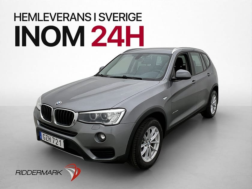 Bild 3 av BMW X3 xDrive20d 190hk Dragkrok Sensorer Farthållare