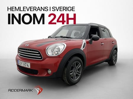 MINI Countryman Cooper D ALL4 112hk Chili II M-Värmare Halvskinn
