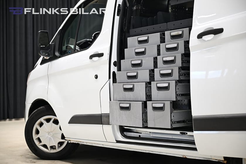 Bild 5 av Ford Transit Custom 290 125HK X2-Sidodörr Drag Värmare Inredning