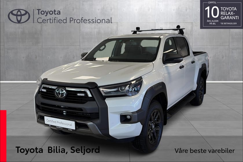 Bilde 1 av Toyota Hilux Dobbelcab /SKINN/TOPPMODELL/LAVKM/