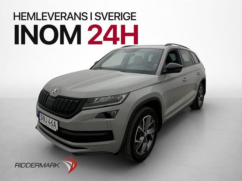 Bild 3 av Škoda Kodiaq Skoda 2.0 TDI 4x4 200hk Sportline Värmare Drag Canton