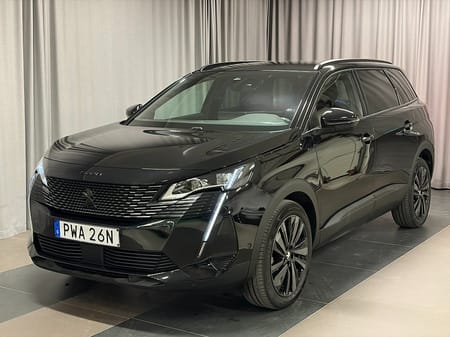 Peugeot 5008 GT PT 130 AUT8 Black Pack 7-sits Inkl. Drag Vinterhjul