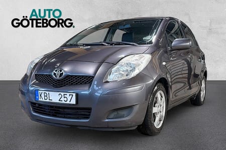Toyota Yaris 5-dörrar 1.33 Dual VVT-i  Välvårdad Full Servad 3-Ägare