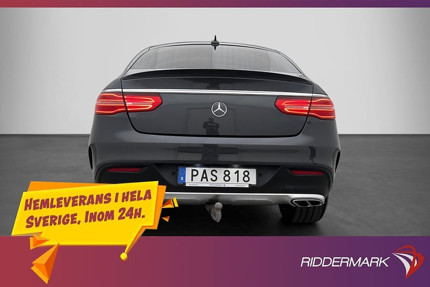 Bild 5 av Mercedes-Benz GLE 450 AMG 4MATIC Coupé 4M 367hk H/K Skinn 360 HUD