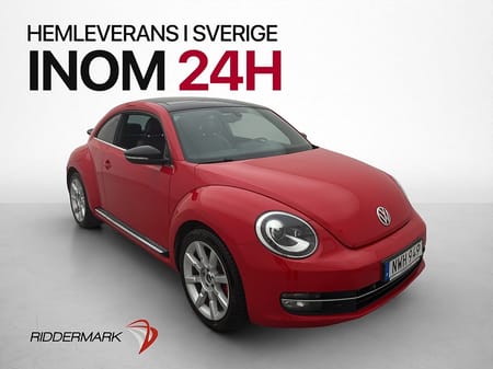 Volkswagen Beetle GT Fender Kamera Skinn Farthållare Navi