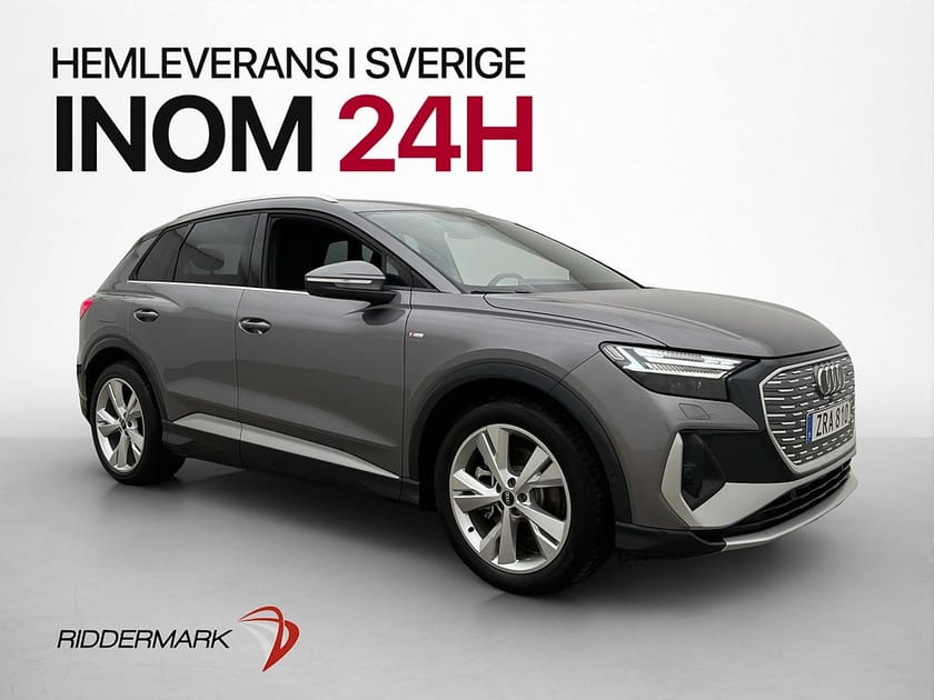 Bild 1 av Audi Q4 45 e-tron quattro S-Line Drag Sonos 360 Matrix MOMS