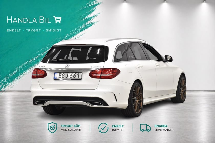 Bild 5 av Mercedes-Benz C 220 T d BlueTEC AMG Line Skinn Navi P-sensorer Dragkrok 170hk