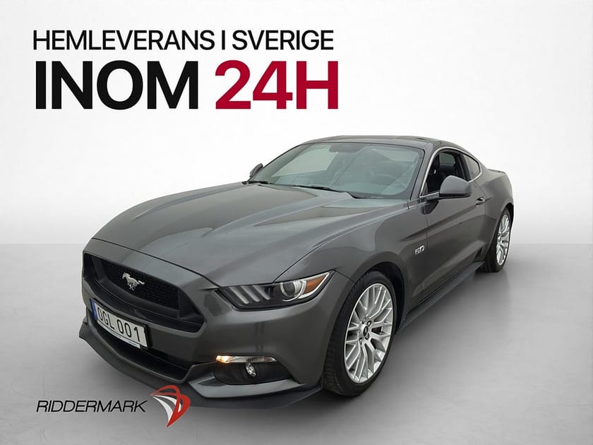 Bild 3 av Ford Mustang GT V8 421hk BREMBO Kamera En-Brukare Svensksåld