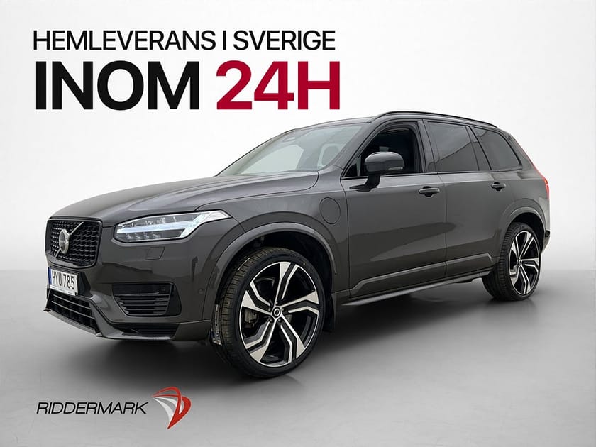 Bild 3 av Volvo XC90 7-seater T8 AWD Ultimate Dark 7-Sits Pano B&W HUD Luftfjäd