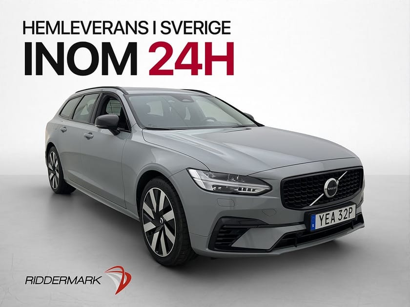 Bild 1 av Volvo V90 T6 AWD 350hk Plus Dark MOMS Drag Kamera Elvärmare