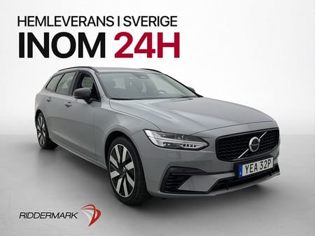 Volvo V90 T6 AWD 350hk Plus Dark MOMS Drag Kamera Elvärmare