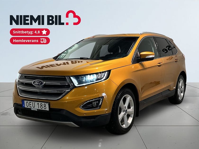 Bild 1 av Ford Edge 2.0 AWD Titanium Drag Dvärm Skinn Elbaklucka S/V-hjul