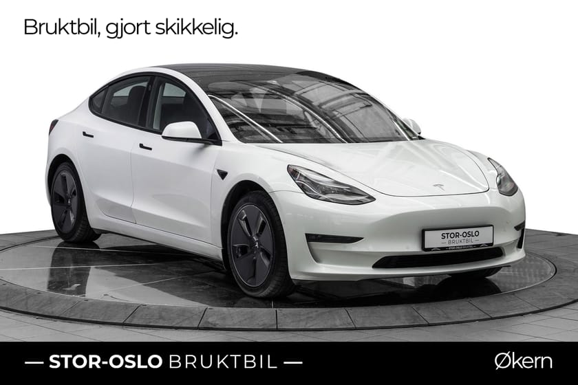 Bilde 1 av Tesla Model 3 Long Range AWD - 580 km, Krok, Pano, R.Kam
