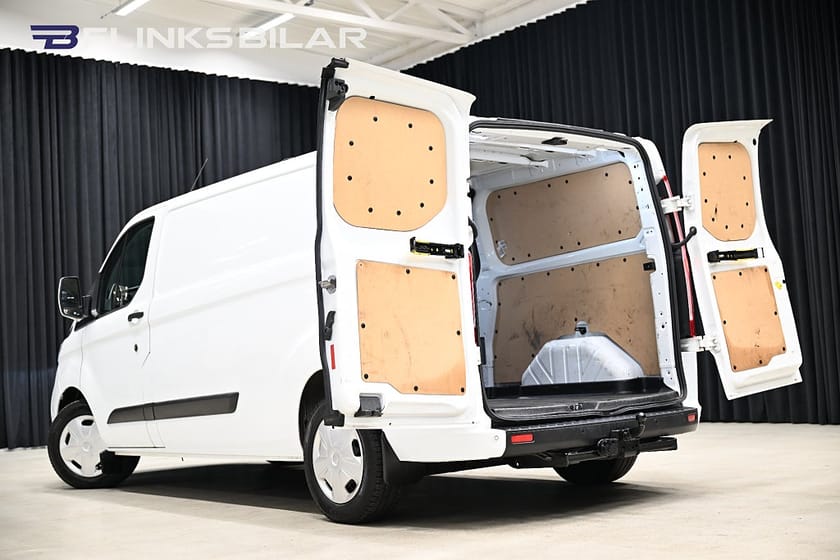 Bild 5 av Ford Transit Custom 300 130HK L2 Automat|Inredd|Drag|Värmare|LED|Leasbar