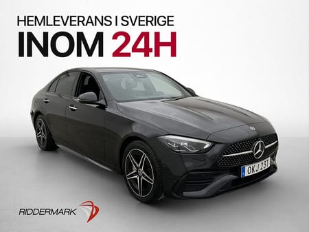 Mercedes-Benz C 300 e C300 313hk AMG Night 360° Värmare Nav Elstol