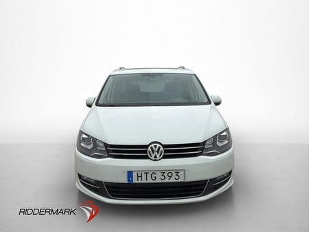 Volkswagen Sharan 6-sätes 2.0 4M 184hk Pano 6-Sits Kamera Skinn Drag