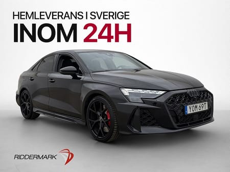 Audi RS3 Sedan Quattro 400hk RS-Avgas SONOS  Panorama HUD