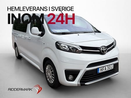 Toyota Proace Verso Extra Lång 2.0D PDC CarPlay 9-Sits MOMS