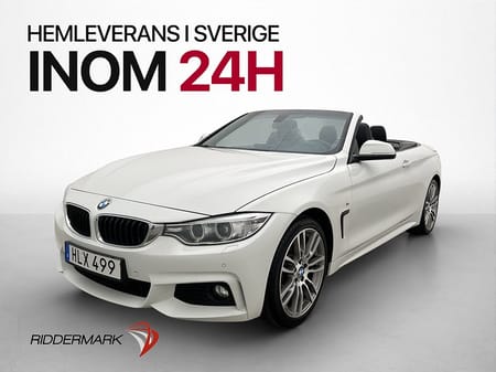BMW 428i xDrive Convertible 428 M Sport Harman/Kardon Navi Skinn Elstol