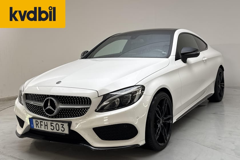 Bild 1 av Mercedes-Benz C 200 Coupé C205 (184hk) AMG Panorma GPS B-Kam