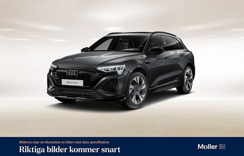 Bild 1 av Audi Q8 55 e-tron quattro Selection q S line 408hk. Drag, Pano, Matrix,