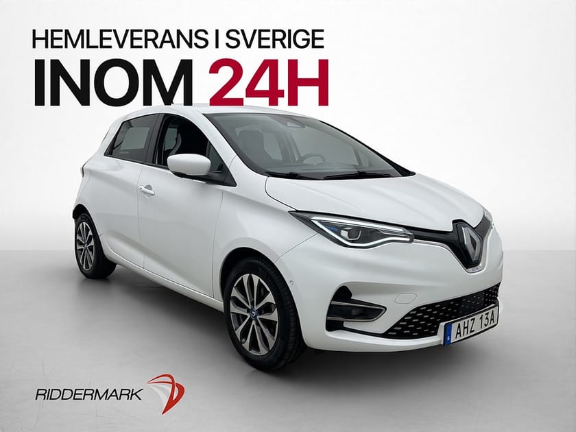Bild 1 av Renault ZOE R135 52 kWh 136hk BATTERIKÖPT Kamera Rattvärme