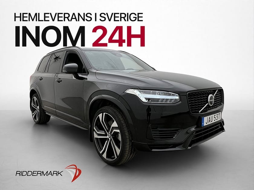 Bild 1 av Volvo XC90 7-seater Recharge T8 AWD Ultimate Dark B&W Luft Pano MOMS