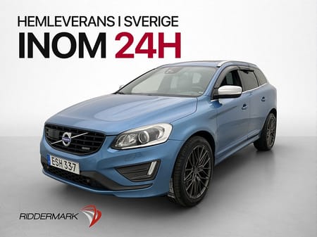 Volvo XC60 D4 181hk AWD R-Design Pano Värmare Drag Navi