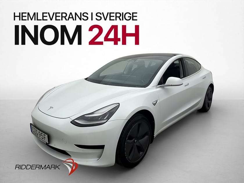 Bild 1 av Tesla Model 3 Standard Range Plus Dragkrok Parkeringsklimat