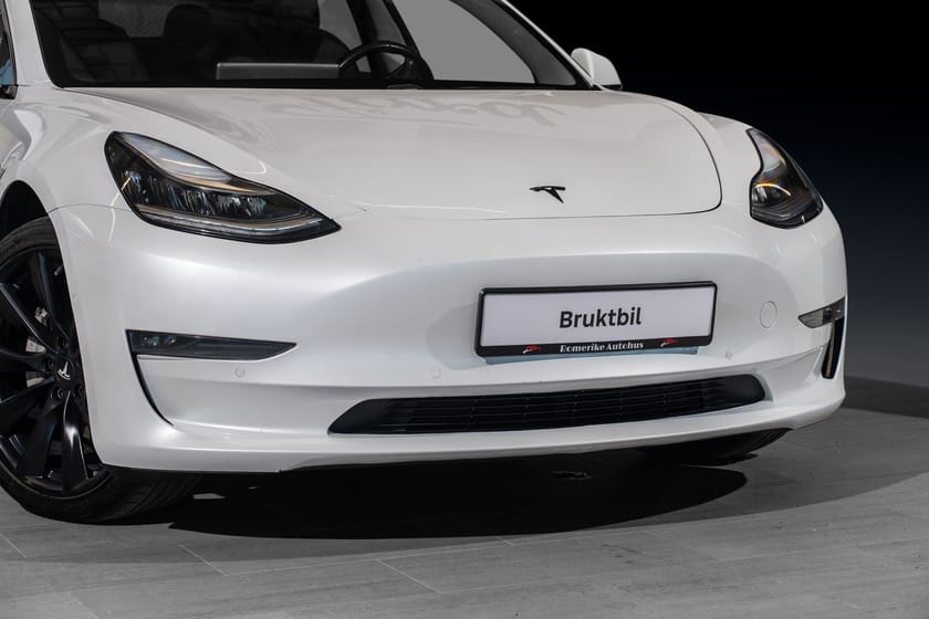 Bilde 2 av Tesla Model 3 Long Range AWD Autopilot Forvarme App Skinn Kamera 19"