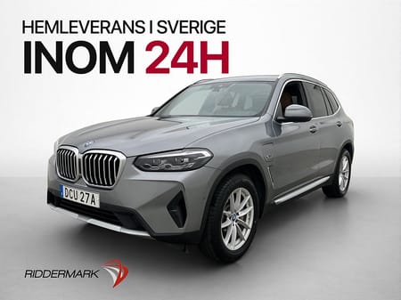 BMW X3 xDrive30e Drag Kamera CarPlay Skinn Cockpit P-sens