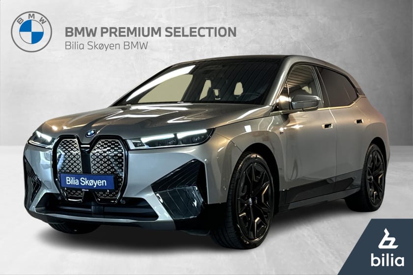 Bilde 1 av BMW iX M60 Fully Charged B&W, S.close, Luft, 4-hjulsstyring