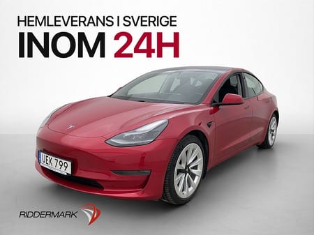 Tesla Model 3 Long Range AWD Panorama Värmepump Kamera
