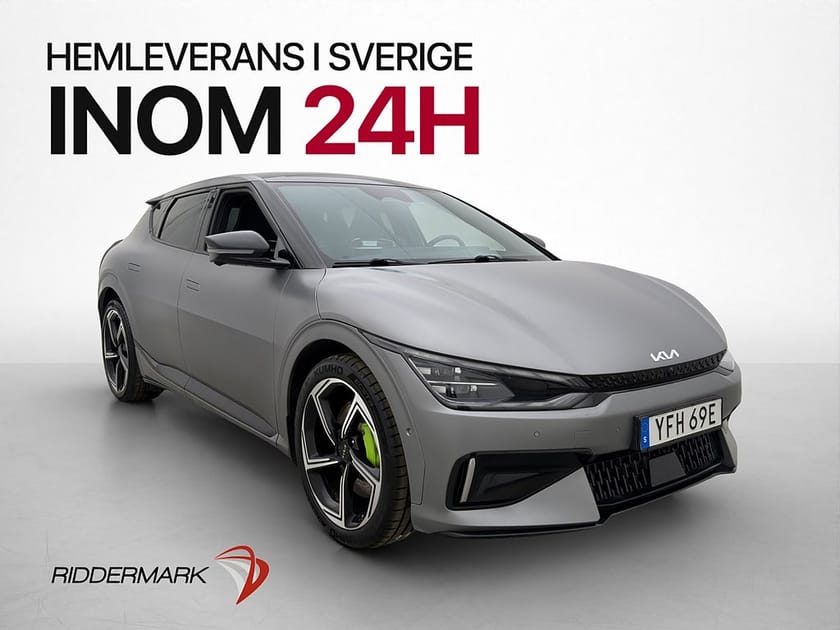 Bild 1 av Kia EV6 GT 585hk AWD Pano Adaptiv HuD CarPlay Meridian 360°