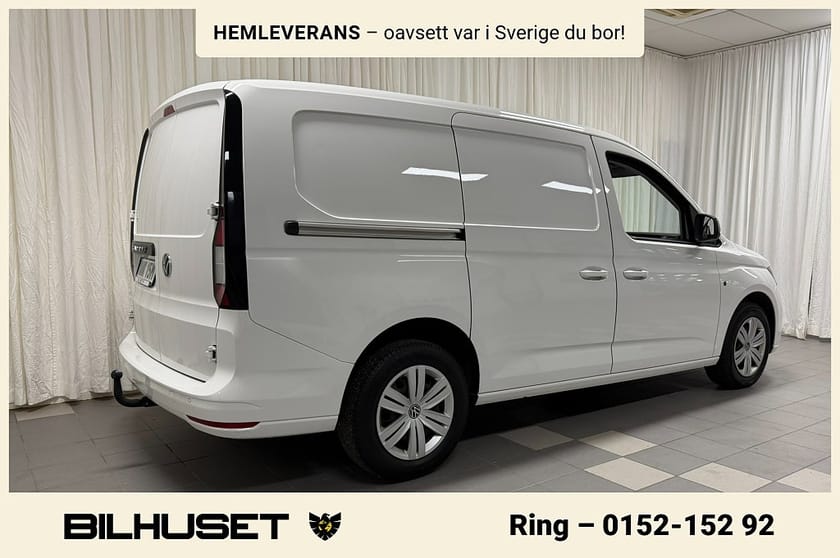 Bild 3 av Volkswagen Caddy Cargo Maxi 2.0 TDI DSG VÄRMARE DRAG INREDNING B-KAMERA MOMS