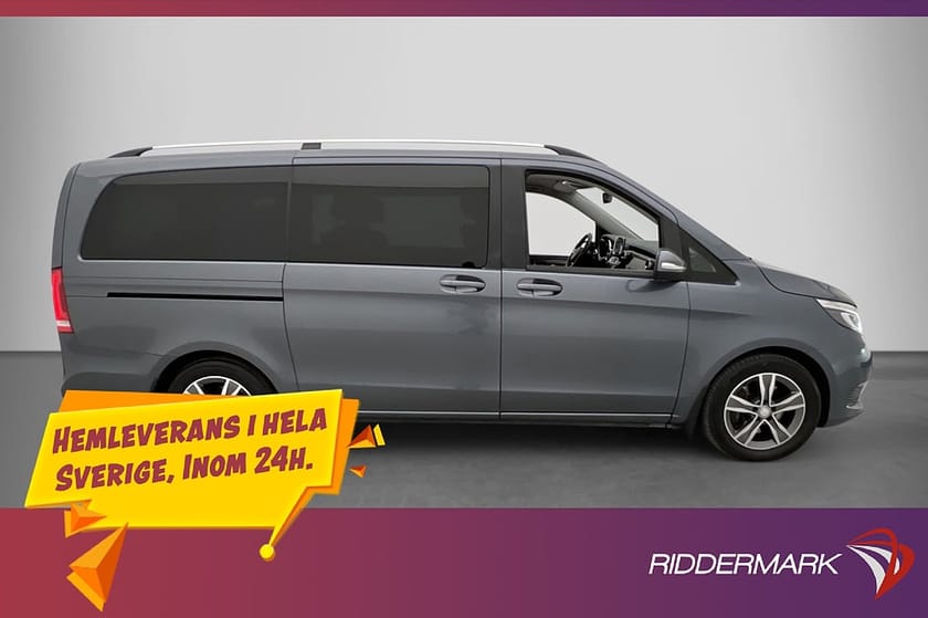 Bild 2 av Mercedes-Benz V 220d 3.1t 220 Lång Värmare Drag B-Kamera Navi 8-Sits