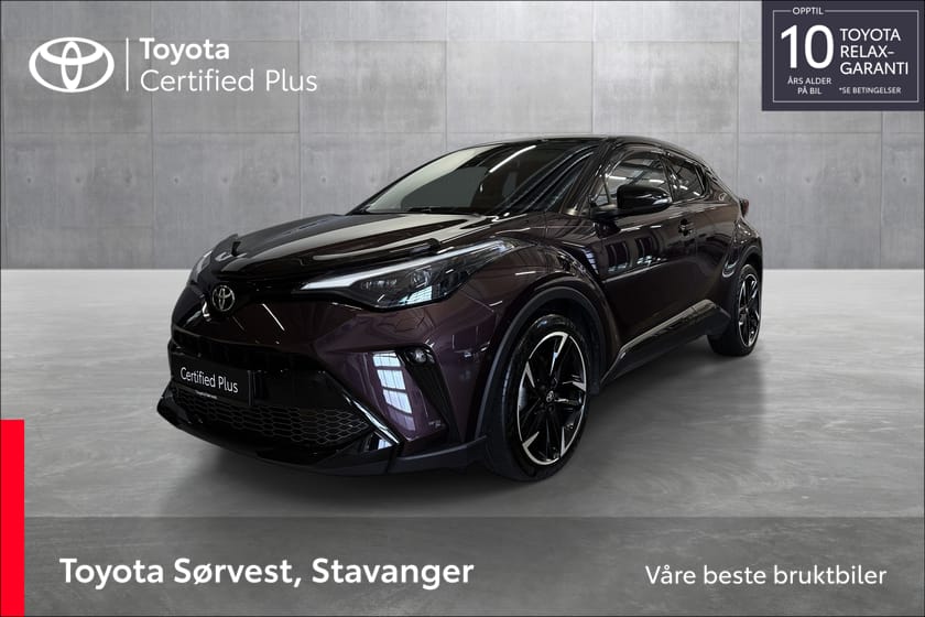 Bilde 1 av Toyota C-HR Hybrid 1.8 Bensin GR SPORT  Bitone Deep Amethyst