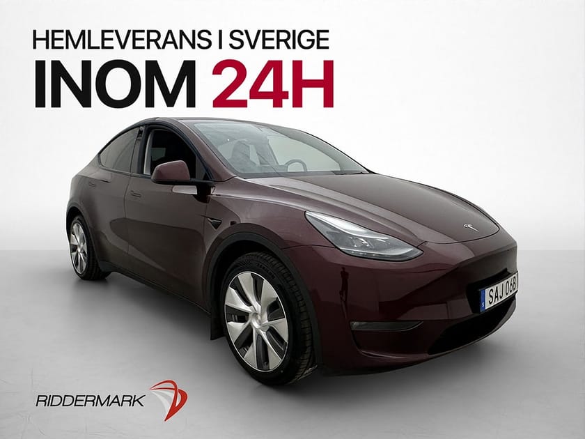 Bild 1 av Tesla Model Y Long Range AWD Svensksåld Panorama MOMS Drag