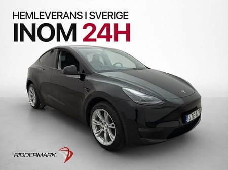 Tesla Model Y Long Range AWD Svensksåld Värmepump Dragkrok