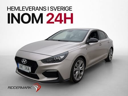 Hyundai i30 Fastback 140hk N-Line Kamera Halvskinn CarPlay