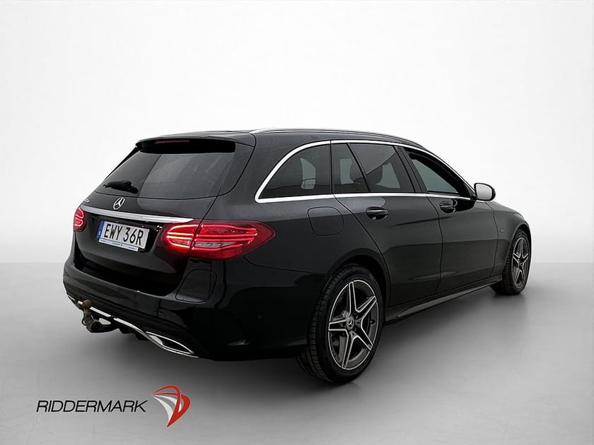 Bild 4 av Mercedes-Benz C 300 T de C300 AMG Sport Burmester Kamera Navi Drag