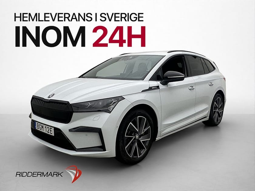 Bild 3 av Škoda Enyaq iV 80x Skoda 265hk Sportline Kamer Navi CarPlay Dragkrok