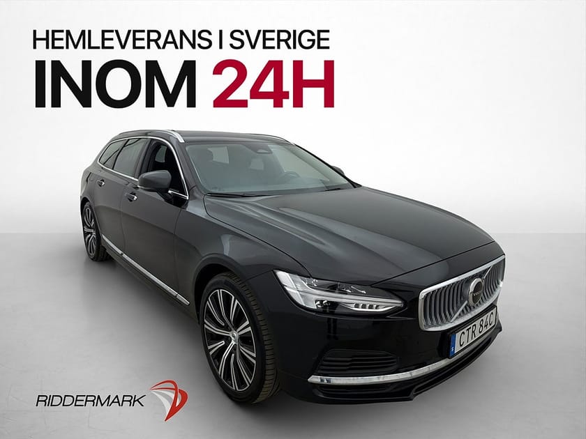 Bild 1 av Volvo V90 Recharge T6 AWD Inscription VOC Kamera Skinn Drag