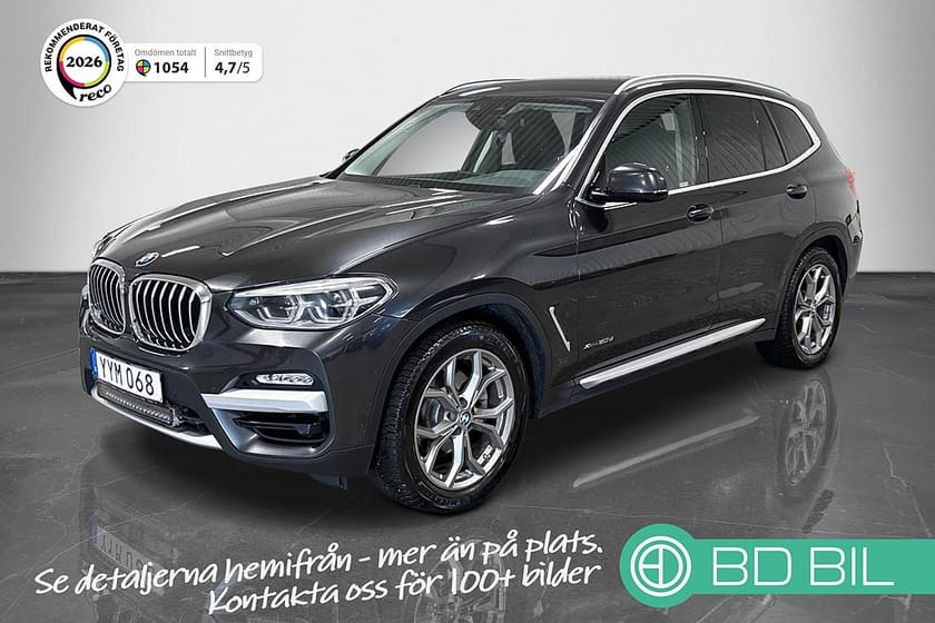 Bild 1 av BMW X3 xDrive20d SE SKICK DIESELVÄRMARE TVÅ BRUKARE DRAGKROK