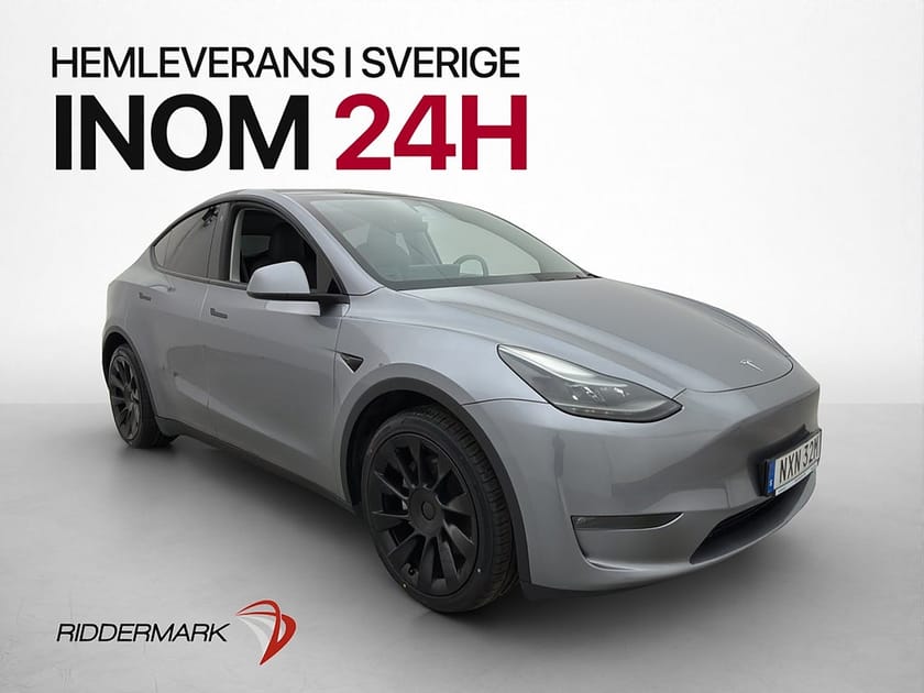 Bild 1 av Tesla Model Y Long Range AWD Svensksåld Panorama Drag MOMS